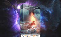 [特效素材] 227个黑暗魔法粒子能量冲击波闪电龙焰传送门特效合成 Bigfilms – DARK MAGIC Pack