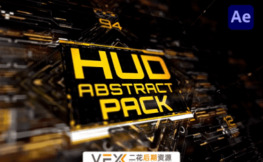 [AE模板] 500组高科技感HUD科幻元素UI界面动画 500 HUD Abstract Pack
