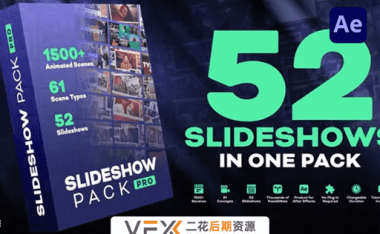 [AE模板] 52种多张照片展示幻灯片动画设计包 Memories Photo Slideshow
