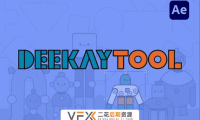 [AE脚本] 二维卡通人物角色骨骼动作绑定MG动画制作工具 Deekay Tool V1.1.5 中文汉化版 Win/Mac