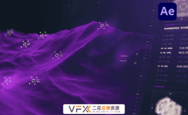 [AE模板] 160种科技感HUD数据图形全息屏幕UI动画 HID Quantum