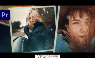 [PR模板] 电影照片相册幻灯片片头 Cinematic Photo Slideshow | MOGRT