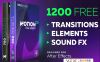 [AE脚本] 1200种图形动画无缝转场效果预设包+音效 Motion Bro-Presets v5