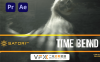 [AE/PR插件] 时间映射帧混合紊乱扭曲视觉特效 Time Bend V1.0.0 中文汉化版 支持Win系统