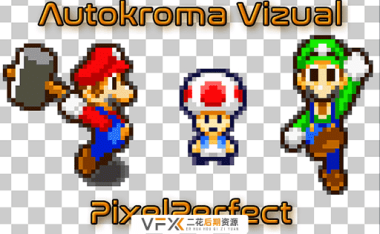 [AE/PR插件] 复古8bit像素化视觉特效 Vizual PixelPerfect v1.0.4 支持Win/Mac
